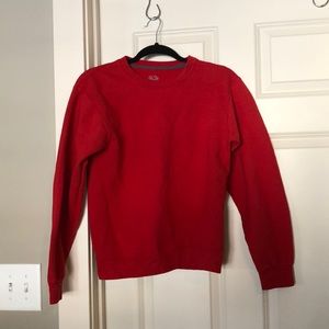 Red sweatshirt
